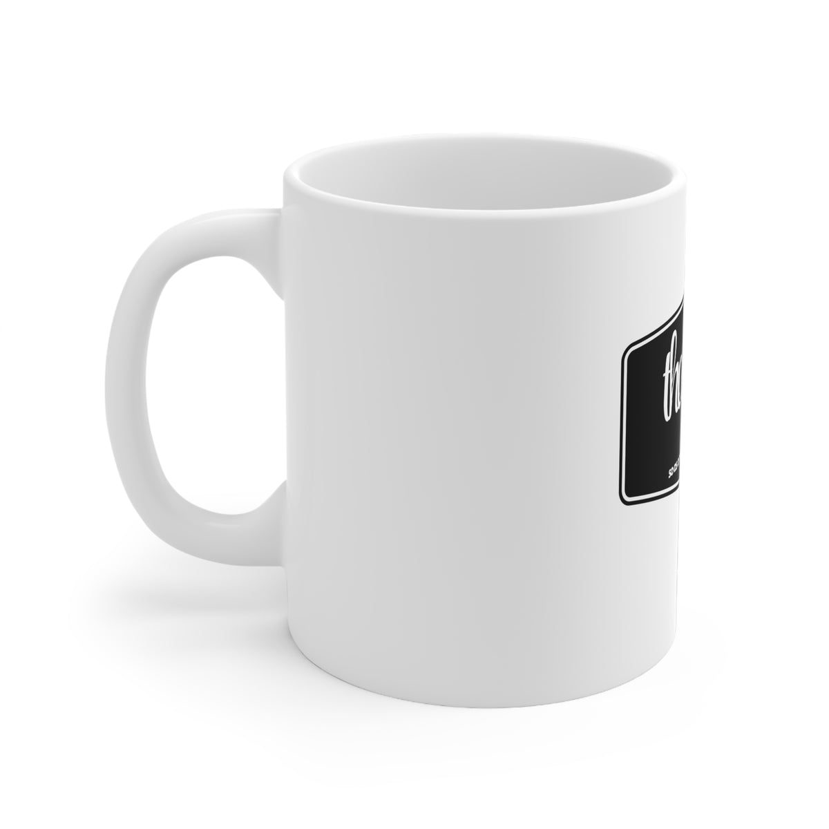 White Ceramic Mug, 11oz